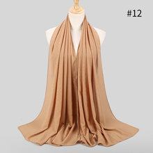 Load image into Gallery viewer, 2020 New Product Diamond chiffon Women Long Hijab Scarf Muslim Lady Hijab Caps Islam Clothing Turkish Turban Shawl Headscarves - hameshasastastore