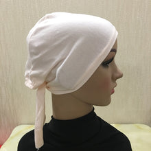 Load image into Gallery viewer, Full Cover Inner Muslim Cotton Hijab Cap Islamic Head Wear Hat Underscarf Bone Bonnet Turkish Scarves Muslim Headcover - hameshasastastore