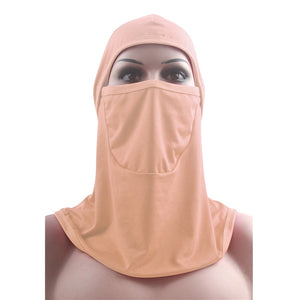 Muslim Women Veil Face Cover Hijab Scarf Turban Hat One Piece Amira Head Wrap Cover Headscarf Burqa Niqab Headwear Ramadan Arab - hameshasastastore