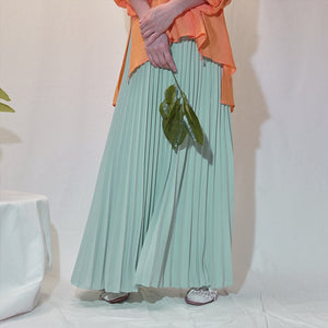 Muslim Pleated Abaya Fashion Muslim Skirt Jupe Musulman Clothing Women Long Skirt For Muslim - hameshasastastore