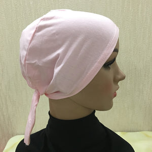 Full Cover Inner Muslim Cotton Hijab Cap Islamic Head Wear Hat Underscarf Bone Bonnet Turkish Scarves Muslim Headcover - hameshasastastore