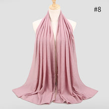 Load image into Gallery viewer, 2020 New Product Diamond chiffon Women Long Hijab Scarf Muslim Lady Hijab Caps Islam Clothing Turkish Turban Shawl Headscarves - hameshasastastore