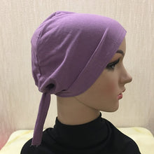 Load image into Gallery viewer, Full Cover Inner Muslim Cotton Hijab Cap Islamic Head Wear Hat Underscarf Bone Bonnet Turkish Scarves Muslim Headcover - hameshasastastore