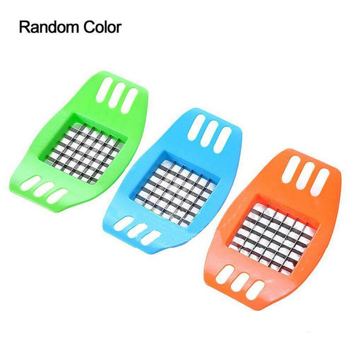 ABS Stainless Steel Potato Cutter Slicer Chopper Kitchen Shredders Cooking Tools Gadgets - hameshasastastore