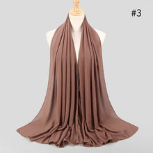 Load image into Gallery viewer, 2020 New Product Diamond chiffon Women Long Hijab Scarf Muslim Lady Hijab Caps Islam Clothing Turkish Turban Shawl Headscarves - hameshasastastore