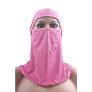 Muslim Women Veil Face Cover Hijab Scarf Turban Hat One Piece Amira Head Wrap Cover Headscarf Burqa Niqab Headwear Ramadan Arab - hameshasastastore