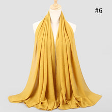 Load image into Gallery viewer, 2020 New Product Diamond chiffon Women Long Hijab Scarf Muslim Lady Hijab Caps Islam Clothing Turkish Turban Shawl Headscarves - hameshasastastore
