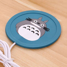 Load image into Gallery viewer, USB Warmer Gadget Cartoon Silicone thin Cup-Pad Coffee Tea Drink usb Heater Tray Mug Pad nice Gift - hameshasastastore
