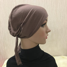 Load image into Gallery viewer, Full Cover Inner Muslim Cotton Hijab Cap Islamic Head Wear Hat Underscarf Bone Bonnet Turkish Scarves Muslim Headcover - hameshasastastore