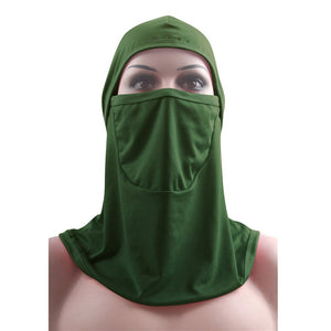 Muslim Women Veil Face Cover Hijab Scarf Turban Hat One Piece Amira Head Wrap Cover Headscarf Burqa Niqab Headwear Ramadan Arab - hameshasastastore