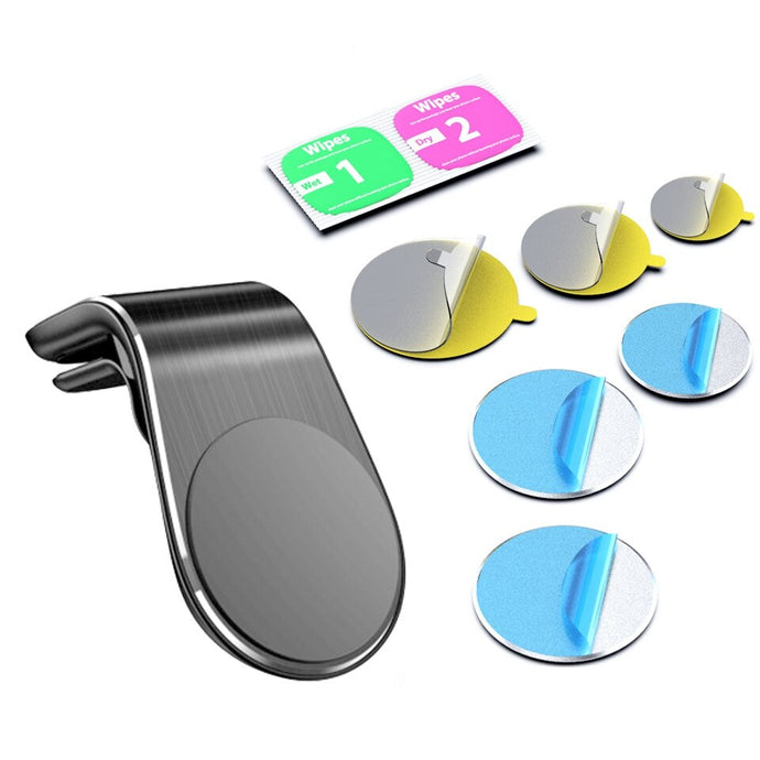 Magnetic Car Phone Holder For IPhone Huawei Samsung Xiaomi Mobile Phone Car Air Vent Magnet Mount Stand For Huawei P30 20 Luxury - hameshasastastore