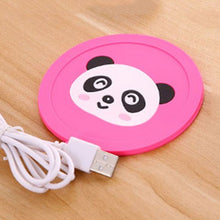 Load image into Gallery viewer, USB Warmer Gadget Cartoon Silicone thin Cup-Pad Coffee Tea Drink usb Heater Tray Mug Pad nice Gift - hameshasastastore