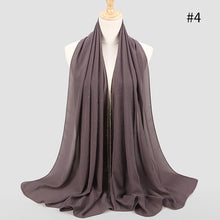 Load image into Gallery viewer, 2020 New Product Diamond chiffon Women Long Hijab Scarf Muslim Lady Hijab Caps Islam Clothing Turkish Turban Shawl Headscarves - hameshasastastore