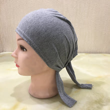 Load image into Gallery viewer, Full Cover Inner Muslim Cotton Hijab Cap Islamic Head Wear Hat Underscarf Bone Bonnet Turkish Scarves Muslim Headcover - hameshasastastore