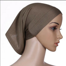 Load image into Gallery viewer, 2019 Newest Islamic Muslim Women&#39;s Head Scarf Cotton Underscarf Hijab Cover Headwrap Bonnet Plain Hijabs - hameshasastastore