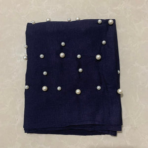 2020 women stretch cotton turban Caps India hat female head Wraps islamic headscarf bonnet pearls turban hijab muslim turbantes - hameshasastastore