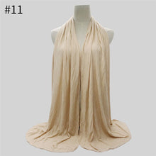 Load image into Gallery viewer, Multicolor Soft Cotton Muslim Headscarf Instant Jersey Hijab Full Cover Cap Wrap Scarf Islamic Shawls Women Turban Head Scarves - hameshasastastore