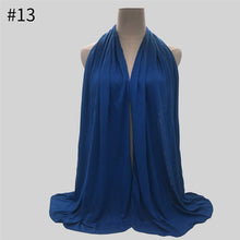 Load image into Gallery viewer, Multicolor Soft Cotton Muslim Headscarf Instant Jersey Hijab Full Cover Cap Wrap Scarf Islamic Shawls Women Turban Head Scarves - hameshasastastore