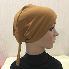 Load image into Gallery viewer, Full Cover Inner Muslim Cotton Hijab Cap Islamic Head Wear Hat Underscarf Bone Bonnet Turkish Scarves Muslim Headcover - hameshasastastore