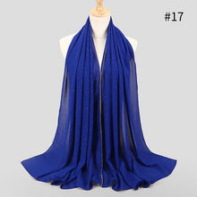 Load image into Gallery viewer, 2020 New Product Diamond chiffon Women Long Hijab Scarf Muslim Lady Hijab Caps Islam Clothing Turkish Turban Shawl Headscarves - hameshasastastore