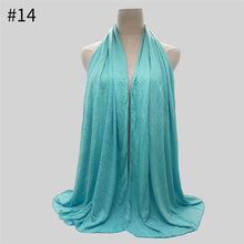 Load image into Gallery viewer, Multicolor Soft Cotton Muslim Headscarf Instant Jersey Hijab Full Cover Cap Wrap Scarf Islamic Shawls Women Turban Head Scarves - hameshasastastore