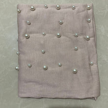 Load image into Gallery viewer, 2020 women stretch cotton turban Caps India hat female head Wraps islamic headscarf bonnet pearls turban hijab muslim turbantes - hameshasastastore