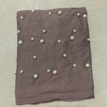 Load image into Gallery viewer, 2020 women stretch cotton turban Caps India hat female head Wraps islamic headscarf bonnet pearls turban hijab muslim turbantes - hameshasastastore