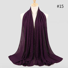 Load image into Gallery viewer, 2020 New Product Diamond chiffon Women Long Hijab Scarf Muslim Lady Hijab Caps Islam Clothing Turkish Turban Shawl Headscarves - hameshasastastore