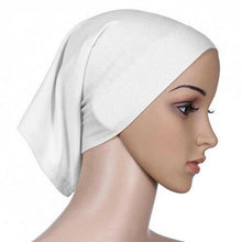 Load image into Gallery viewer, 2019 Newest Islamic Muslim Women&#39;s Head Scarf Cotton Underscarf Hijab Cover Headwrap Bonnet Plain Hijabs - hameshasastastore
