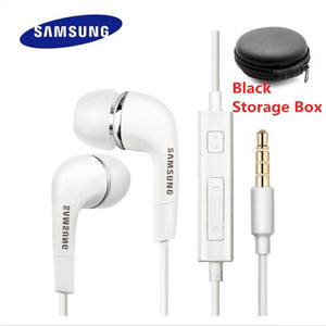 3.5mm Samsung Earphones EHS64 Headsets With Built-in Microphone In-Ear Wired Earphone For Smartphones with free gift - hameshasastastore