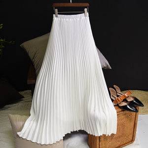Muslim Pleated Abaya Fashion Muslim Skirt Jupe Musulman Clothing Women Long Skirt For Muslim - hameshasastastore