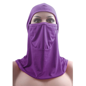Muslim Women Veil Face Cover Hijab Scarf Turban Hat One Piece Amira Head Wrap Cover Headscarf Burqa Niqab Headwear Ramadan Arab - hameshasastastore