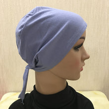 Load image into Gallery viewer, Full Cover Inner Muslim Cotton Hijab Cap Islamic Head Wear Hat Underscarf Bone Bonnet Turkish Scarves Muslim Headcover - hameshasastastore
