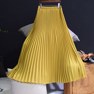 Muslim Pleated Abaya Fashion Muslim Skirt Jupe Musulman Clothing Women Long Skirt For Muslim - hameshasastastore