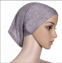 Load image into Gallery viewer, 2019 Newest Islamic Muslim Women&#39;s Head Scarf Cotton Underscarf Hijab Cover Headwrap Bonnet Plain Hijabs - hameshasastastore