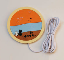 Load image into Gallery viewer, USB Warmer Gadget Cartoon Silicone thin Cup-Pad Coffee Tea Drink usb Heater Tray Mug Pad nice Gift - hameshasastastore