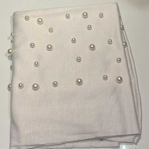 2020 women stretch cotton turban Caps India hat female head Wraps islamic headscarf bonnet pearls turban hijab muslim turbantes - hameshasastastore