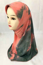 Load image into Gallery viewer, Children Kids Girls Muslim Islamic Arab Print Multicolour Hijab Cap Hat Turban - hameshasastastore