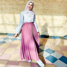 Load image into Gallery viewer, Muslim Pleated Abaya Fashion Muslim Skirt Jupe Musulman Clothing Women Long Skirt For Muslim - hameshasastastore