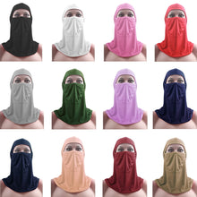 Load image into Gallery viewer, Muslim Women Veil Face Cover Hijab Scarf Turban Hat One Piece Amira Head Wrap Cover Headscarf Burqa Niqab Headwear Ramadan Arab - hameshasastastore