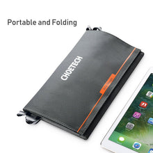Load image into Gallery viewer, CHOETECH Solar Charger 24W Solar Panel 5V/2.4A Dual USB Auto Portable Phone Charge Detect Tech for iPhone for Xiaomi Huawei - hameshasastastore