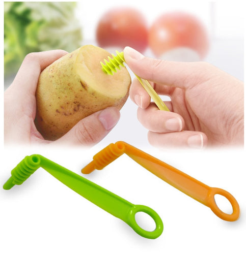 Carrot Spiral Slicer Kitchen Gadget Vegetable Magic Peeler Cutting Potato Cutter Cook Accessory Slicer Salad Grater Food Chopper - hameshasastastore