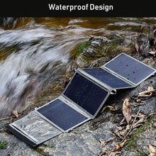 Load image into Gallery viewer, CHOETECH Solar Charger 24W Solar Panel 5V/2.4A Dual USB Auto Portable Phone Charge Detect Tech for iPhone for Xiaomi Huawei - hameshasastastore