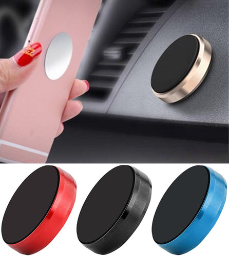 Magnetic Car Phone Stand SmallDashboard Magnet Holder Steering Wheel Wall-mounted Phone for IPhone Samsung Xiaomi Multiple Uses - hameshasastastore