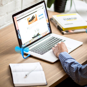 Rocketek Creative USB Fan Flexible Portable Mini Fan For Power Bank & Notebook & Computer Summer Gadgets - hameshasastastore