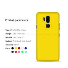Load image into Gallery viewer, Hard PC Matte Phone Case Ultra Thin Slim Plastic Back Cover For LG Q7 Q7a Q6a Q6 Noir Prime Alpha Q8 G8 G7 G6 Plus ThinQ G5 SE - hameshasastastore