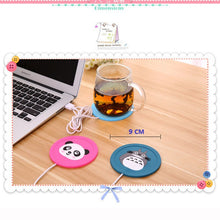 Load image into Gallery viewer, USB Warmer Gadget Cartoon Silicone thin Cup-Pad Coffee Tea Drink usb Heater Tray Mug Pad nice Gift - hameshasastastore