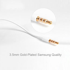 3.5mm Samsung Earphones EHS64 Headsets With Built-in Microphone In-Ear Wired Earphone For Smartphones with free gift - hameshasastastore
