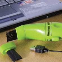Load image into Gallery viewer, New Style Small Portable Durable USB Vacuum Cleaner Brush Dust Collector Computer Keyboard Phone Universal Cleaning Gadgets - hameshasastastore
