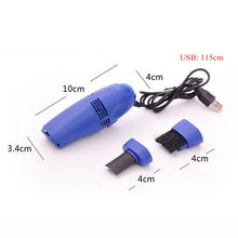 Load image into Gallery viewer, New Style Small Portable Durable USB Vacuum Cleaner Brush Dust Collector Computer Keyboard Phone Universal Cleaning Gadgets - hameshasastastore